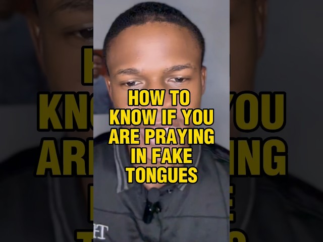 How to know if you are praying in fake tongues #shorts #prophetic #motivation #inspiration class=