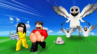 Yuta Mio And Baby Celine Steal Owl Eggs In The 99 Days Of The Forest | ROBLOX