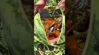 Watermelon ❌ Tasty Chicken Curry 🔥👌😜