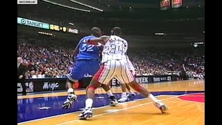 NBA On NBC - Shaq & Penny Battle Olajuwon & Drexler In Houston! 1996