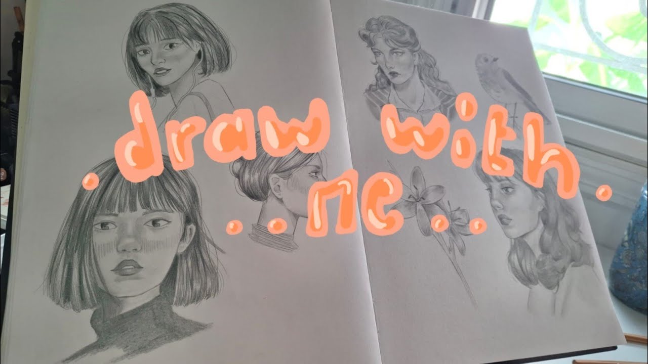 Draw with me , face studies ✨️
