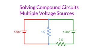 Circuit Analysis with Kirchhoff's Laws | Solving Circuits with Multiple Batteries
