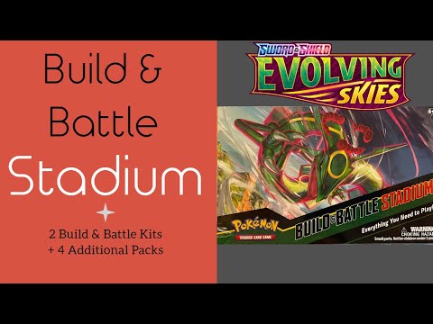 ポケモン　Evolving Skies BUILD&BATTLE STADIUM Amazon.com: Pokemon TCG: Sword & Shield Evolving Skies Build
