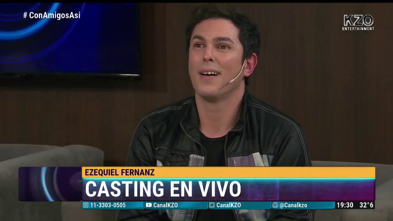 Mariano Zabaleta se animó a cantar en vivo y le puso mucha actitud