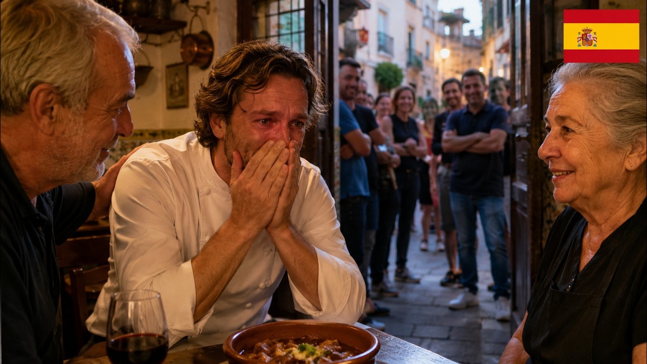 El Chef Francés Se Burló de la Comida Española… Hasta Que Un Plato Humilde Lo Hizo Llorar