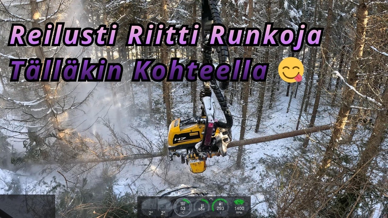 Hyvää Kuusikon Ensiharvennusta Tuli Myös Kuvattua Tällä Viikolla. VR30 Ponsse Scorpion K AC New H7