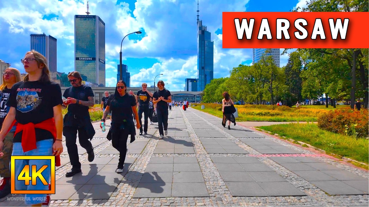 WARSAW - Europe’s Emerging Gem with the Largest Building in the EU | 4K 60FPS HDR