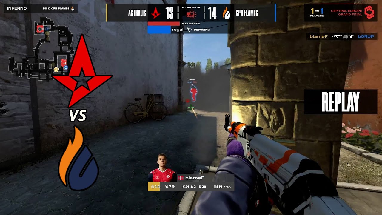 Astralis vs CPH Flames - HIGHLIGHTS - INFEERNO - Central Europe Playsoff - GRAND FINAL - CSGO 2022