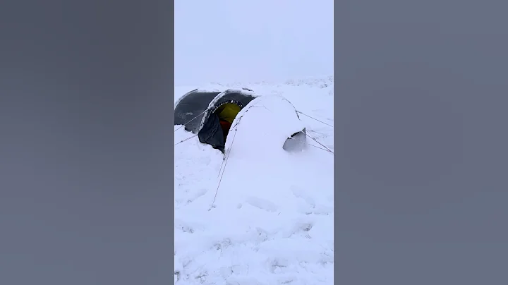 Camping in a snowstorm