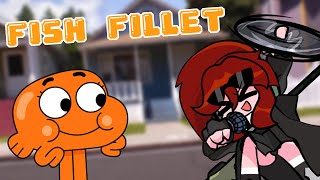 Fnf Fish Fillet, But Its Darwin Vs. Tactie Fnf X The Amazing World Of Gumball Fish Fillet Cover