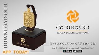 3D Men's Virgo Zodiac Pendant video