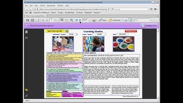Part 11: EYLF Learning Stories: Sample and Completing Learning Stories online - Online EYLF Tools