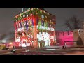 Walking Nizhny Novgorod: laser New Year&#39;s show on the Dmitrievskaya Tower. Лазерное шоу на башне.