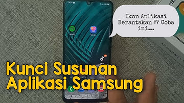 Cara Mengunci Tata Letak Layar Depan HP Samsung Galaxy M32 M21 A03S M12 M42 M22 One UI 3.1