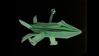 Origami triebflügel time lapse