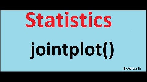 jointplot() in seaborn