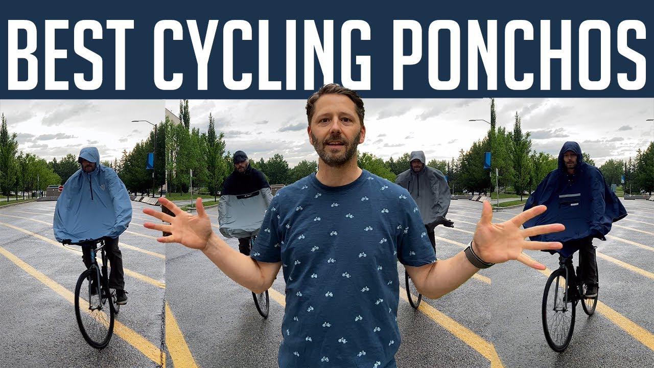 The best cycling rain ponchos capes to you dry your bike commute - YouTube