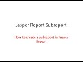 Dev Tips#52 How to create a subreport in Jasper report
