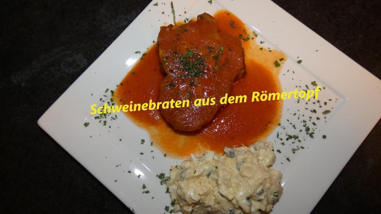 Saftiger Schweinebraten aus dem Römertopf- Der Dutch Oven der 70er