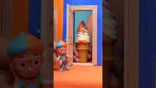 Blippi’s Surprise Door Game! 🎉 #shorts