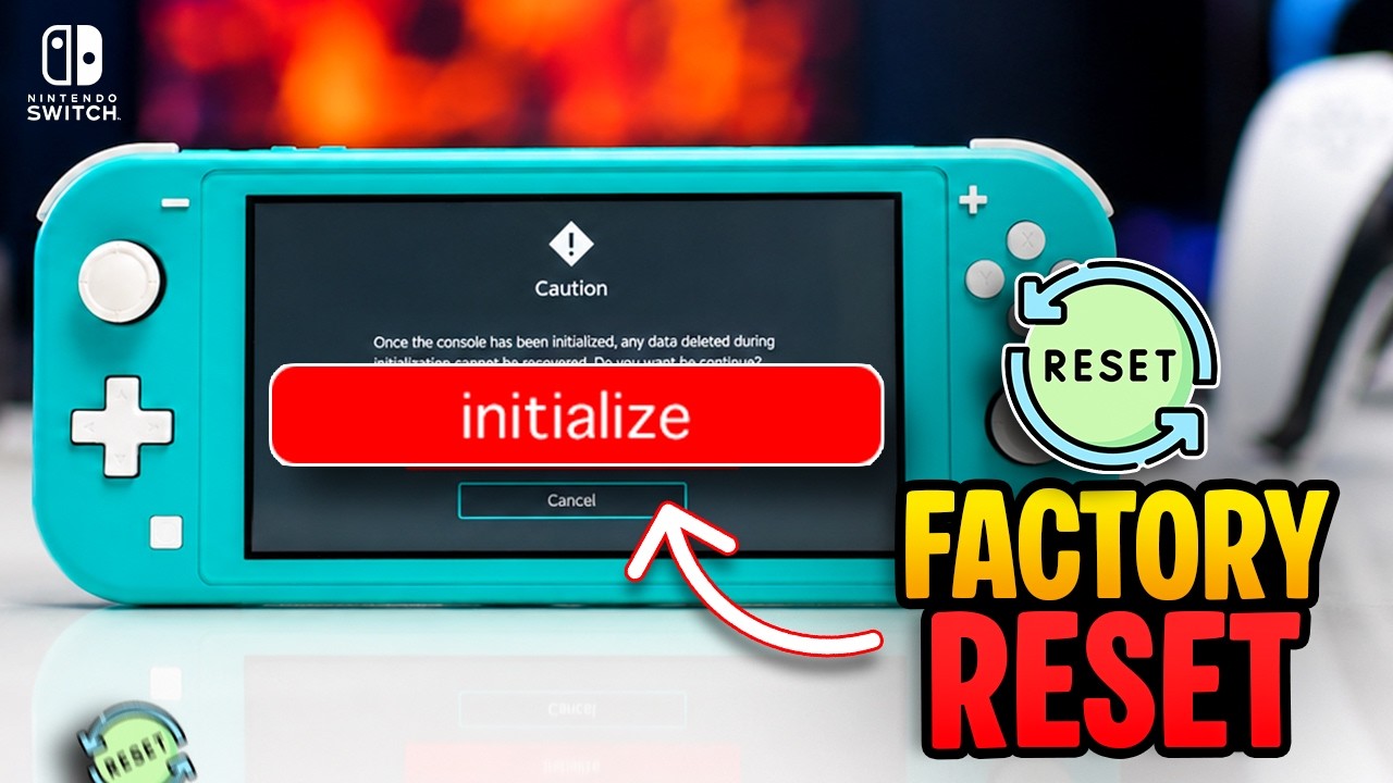 Nintendo Switch Lite Factory Reset – Make It Run Like New! - YouTube