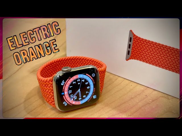 Rose Gold and Orange Braided Strap Women\'s Watch Braided Leather Fitbit Band: Slim Women main image 3