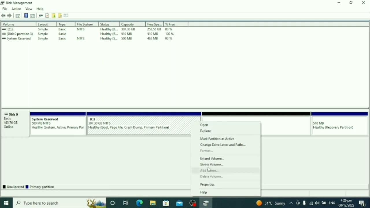how-to-delete-partition-in-windows-10-youtube