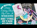 Gel Pen Blending Tutorial | **NEW RELEASE** Color It Fairies Coloring Book | Flip-Thru and Review