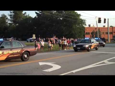 Procession for SFC John C. Beale, 39, KIA