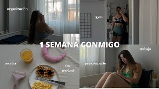 1 SEMANA PRODUCTIVA CONMIGO  | gym, pre concierto the weeknd, organización, recetas, proteína....