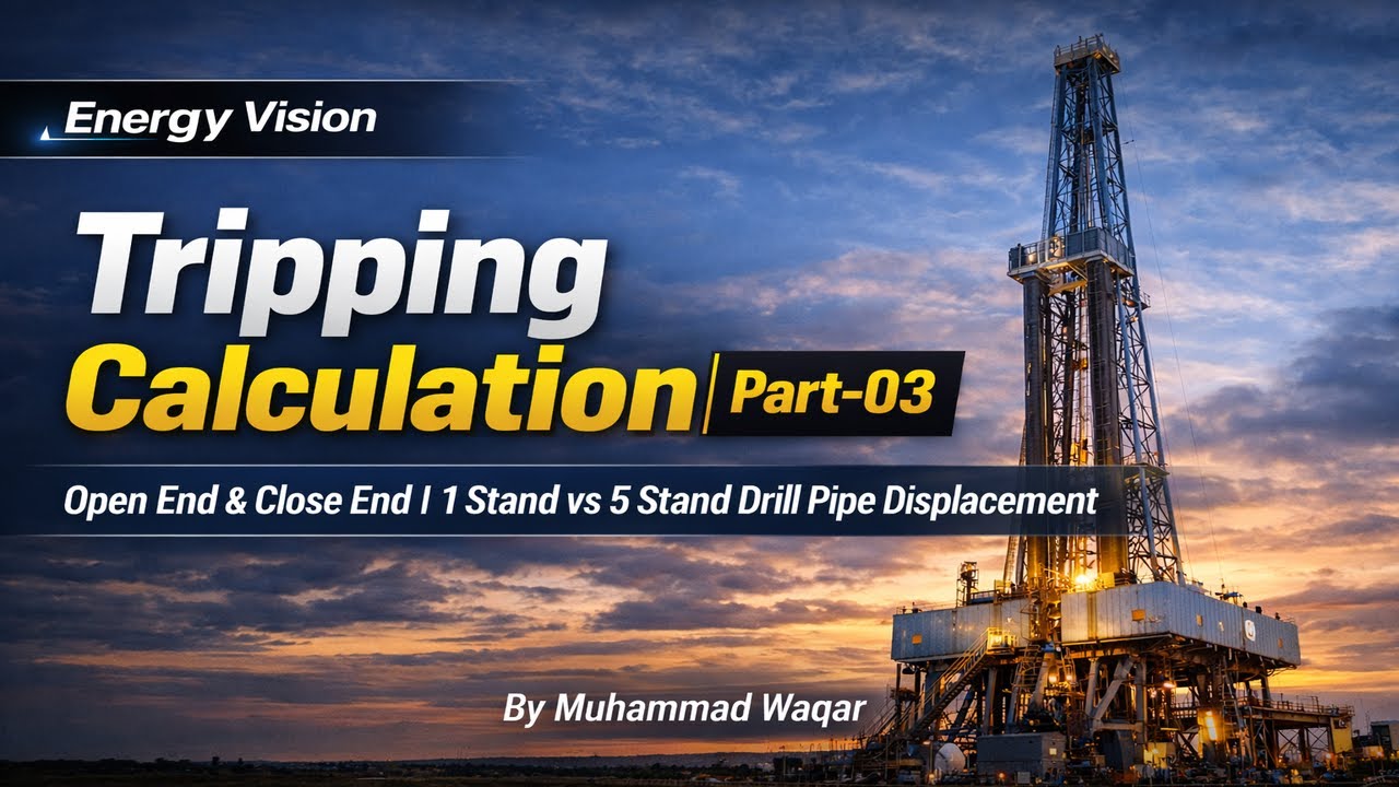 Tripping Calculation Part-03 | Open End vs Close End | Drill Pipe Displacement Explained