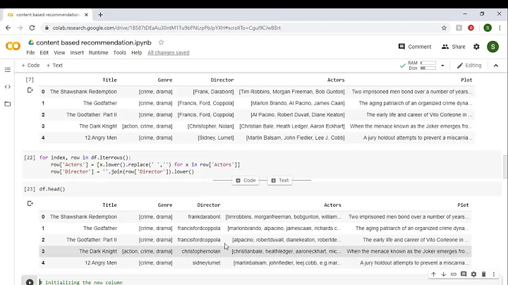 Tutorial | Building Content based recommendation using cosine similarity | python | machine learning