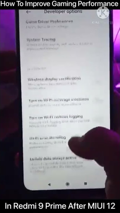 GAMING MODE IN REDMI |     MiUi Performance improvement |