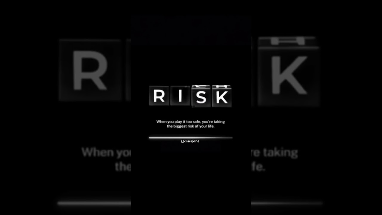 success is on the other side of risk 