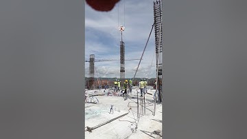 Lifting and install column rebar- highbuilding - part 2