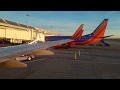 Southwest Airlines 737-700 Very Beautiful Evening Departure from San Jose (SJC)