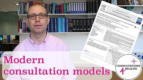 Modern healthcare consultation models