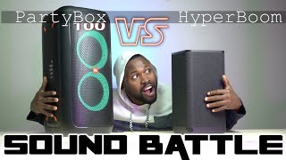 JBL Partybox 100 vs UE Hyperboom | SoundBattle | Does Size Matter🤔