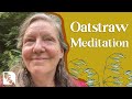 Guided oatstraw meditation  robin rose bennett