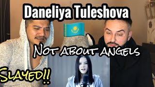 Singer Reacts| Daneliya Tuleshova - Not About Angels (COVER)