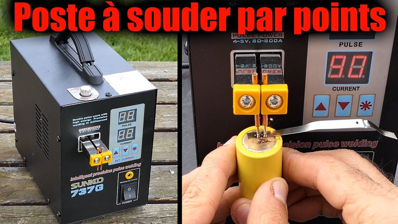 Download Poste à souder par points (soudure de Piles LITHIUM etc.) SUNKKO 737G (pulse spot welder)