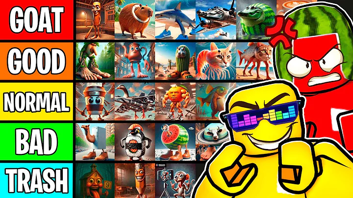 Making The PERFECT BRAINROT Tier List In Roblox