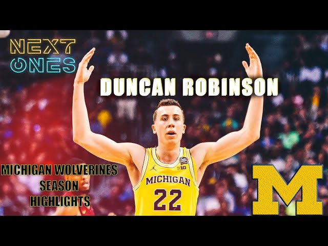 Duncan Robinson (Michigan Commit) at Williams College Highlights