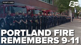 Portland Fire & Rescue Holds 9-11 Remembrance Ceremony
