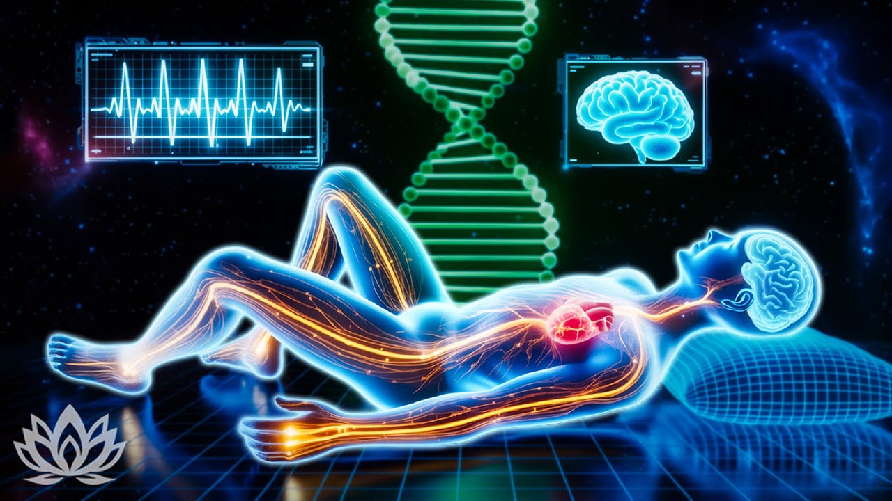 Alpha Waves(432Hz) - Whole Body & DNA Regeneration, Link to the Galaxy with Deep Sleep Music #21