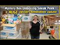 Mystery Box Unboxing Sneak Peek + HUGE Upstairs Renovation Update!