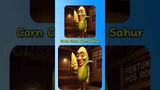 Corn Corn Corn Sahur Italian Brainrot Vs Reality Compound Words #shorts