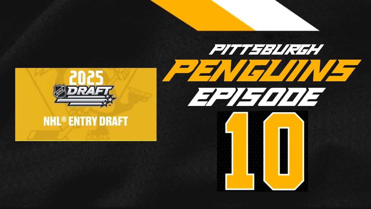 11 STRAIGHT MEDIUM ELITES?! 2025 Draft NHL 24 GM Mode Commentary Pittsburgh Penguins Ep