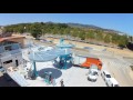 Construcción gasolinera y centro de lavado formato time lapse