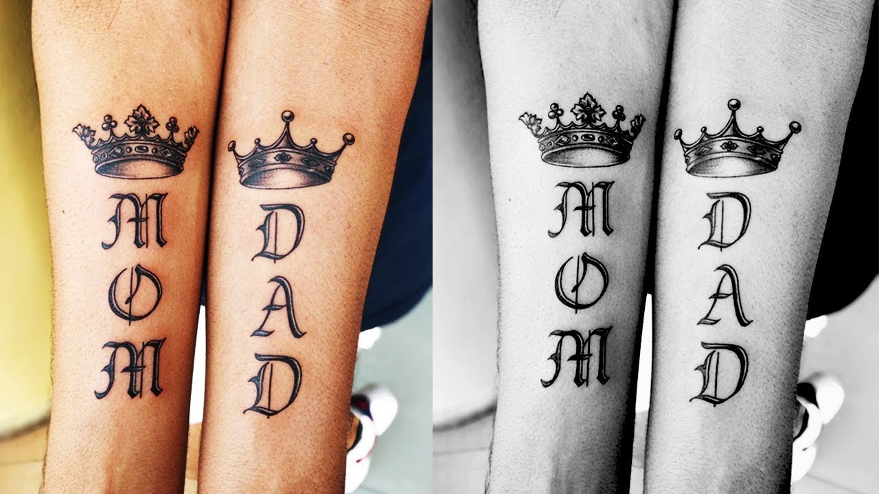 Tattoo uploaded by vgjoji  Dad crown tattoo da Love  Tattoodo